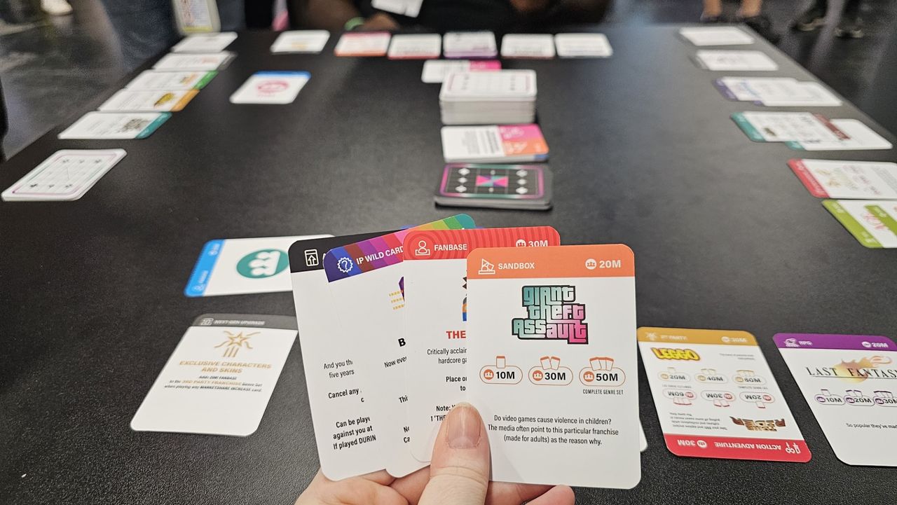 Console Wars the card game at Gamescom 2024