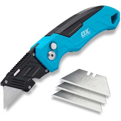 blue utility knife