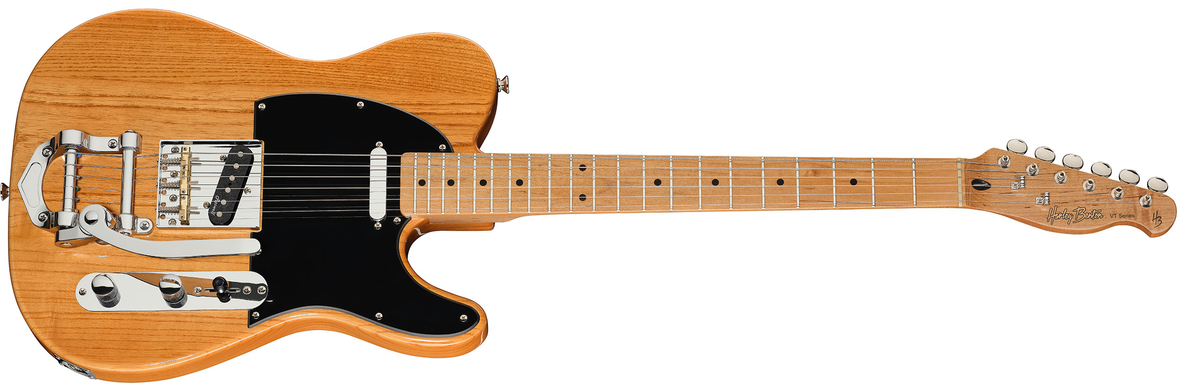 The Harley Benton Tremolo Series offers a trio of smart looking T-styles equipped with Bigsby-style vibrato