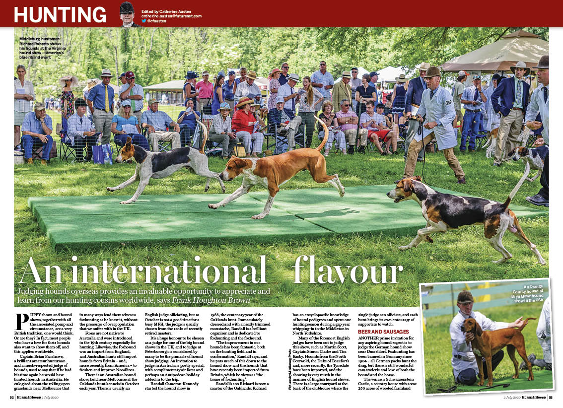 HT 4p judging hounds round the w