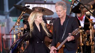 Stevie Nicks and Lindsey Buckingham of Fleetwood Mac perform on NBC's "Today" at the NBC's TODAY Show on October 9, 2014 