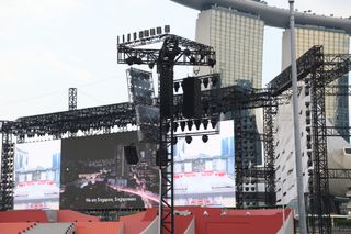 d&b audiotechnik KSL system stands proud for Singapore National Day Parade.