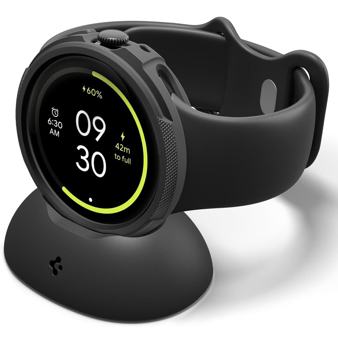 Spigen Liquid Air for Google Pixel Watch 4 45mm Case with Charger Stand