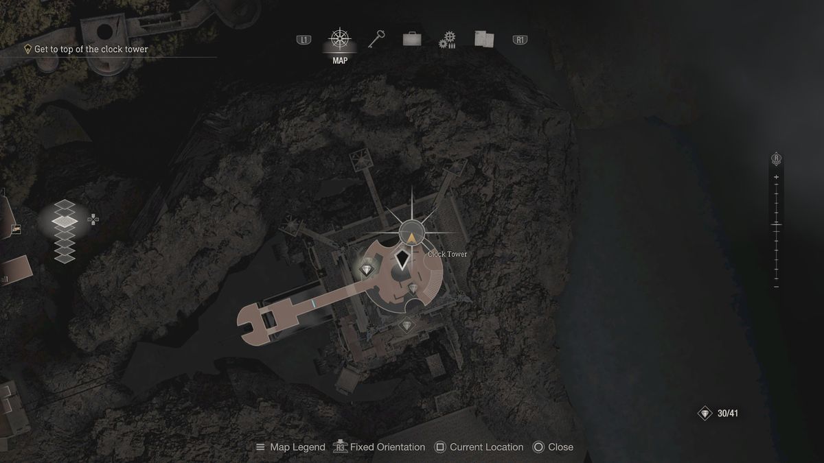 Resident Evil 4 Remake Clockwork Castellan in the Clocktower