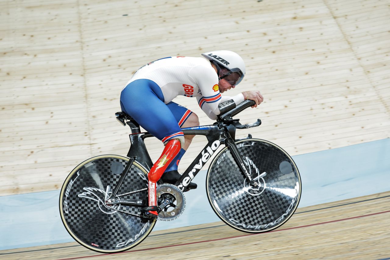 Jody Cundy in the men C4 1km time trial