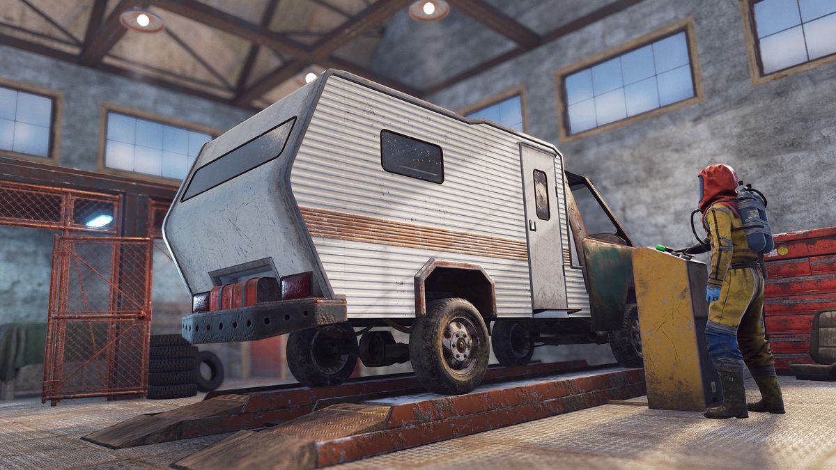 Rust Camper Van