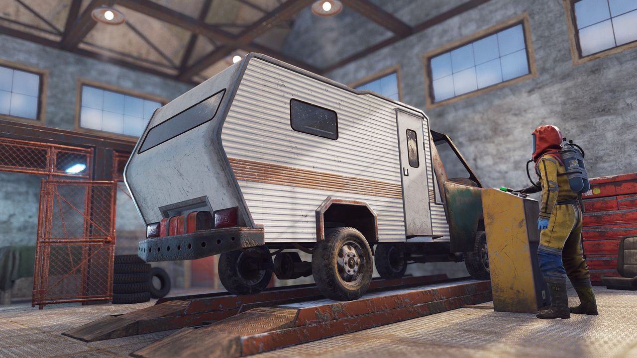 Rust Camper Van