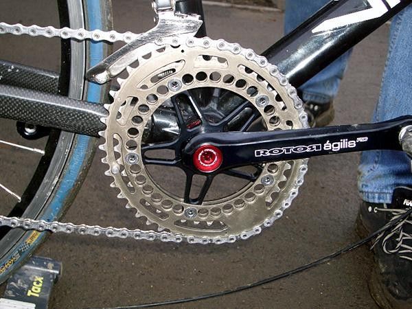 ... with ovalised chainrings