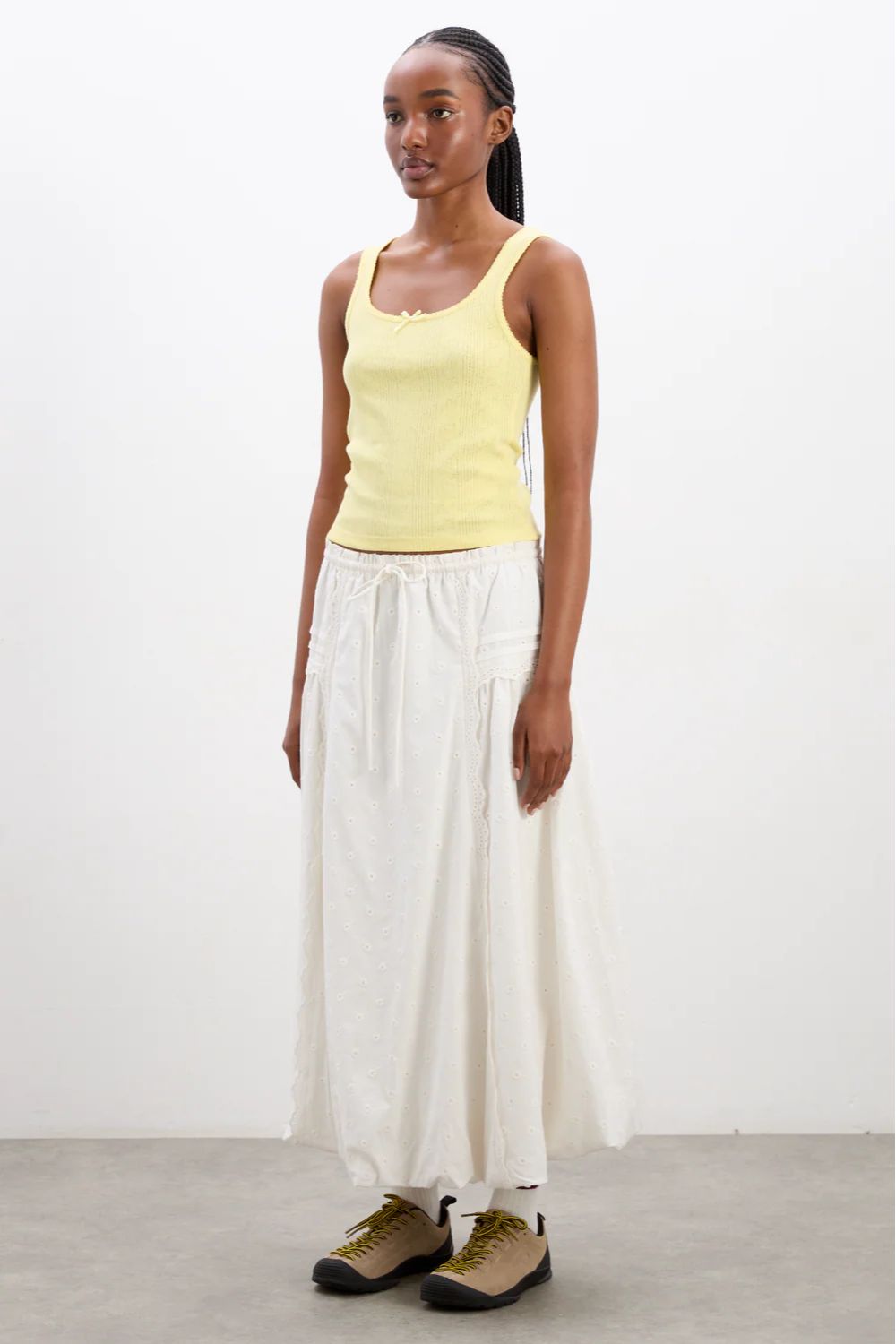 damson madder puff skirt