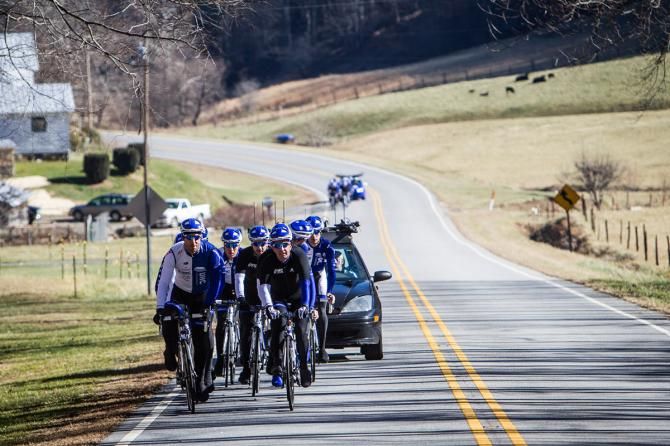 Long country roads provided good training for the UnitedHealthcare men