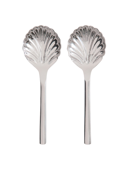 Seashell-Inspired Salad Servers