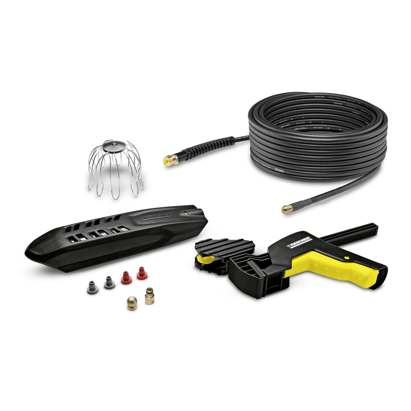 Karcher gutter and pipe cleaning set