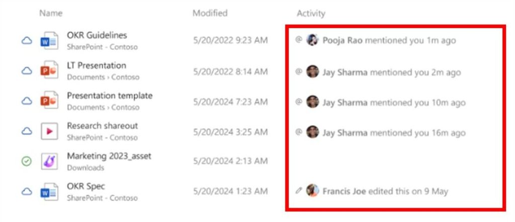 File Explorer Home Activity with person icon