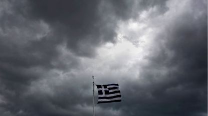 Greece Grexit Flag