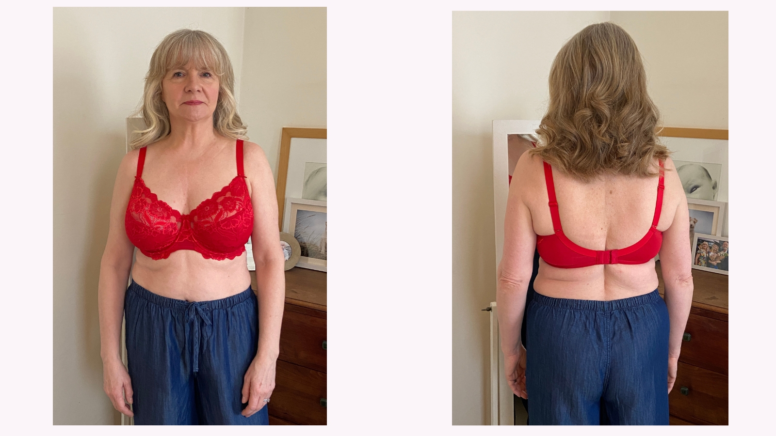 Julie Player wearing Amazons Delimira Full CoverageUnderwired Bra