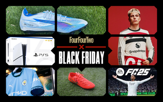 The best Black Friday football deals for 2024 with the Puma Ultra Carbon 5, Nike Phantom GX 2 Elite, Manchester United third shirt, Manchester City away shirt, PS5 and EA FC 25 all included