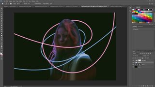 Change the blend modes on your relighting layers [click the icon to enlarge]