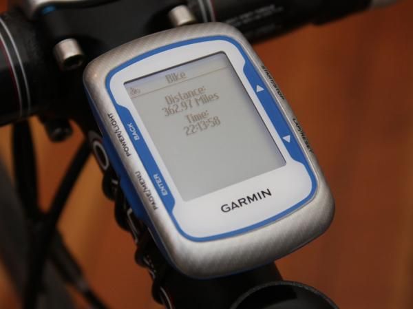 Handy totals help you keep track of long-term mileage