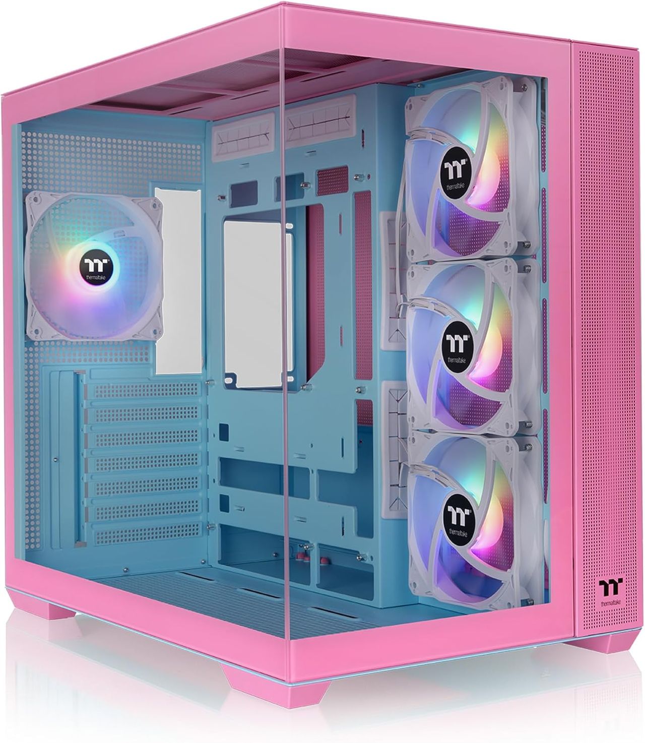 Thermaltake View 380 TG pink PC case