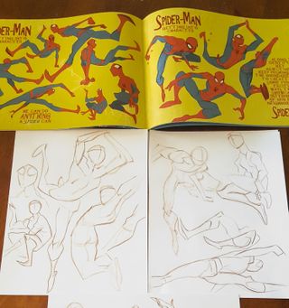 sketches of Spider-Man