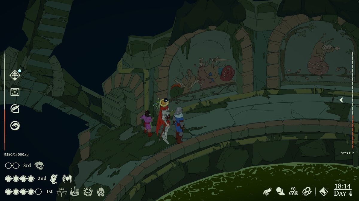 Esoteric Ebb screenshot exploring abandoned cistern.