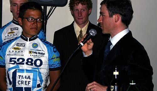 Jay Ku with Colby Pearce.