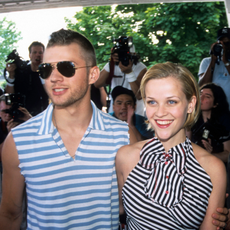 Actress Reese Witherspoon and actor Ryan Phillippe attend the "Legally Blonde" Southhampton Premiere on July 7, 2001 at the United Artists Cinemas in Southhampton, Long Island, New York.