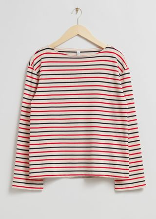 Striped Jersey Top