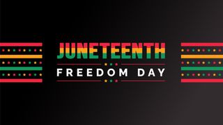 Juneteenth Freedom Day banner