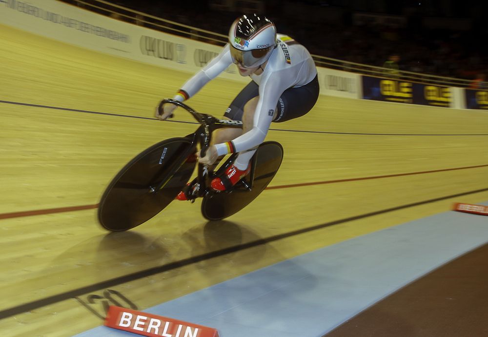 Women's 500m time trial runner-up Pauline Grabosch (Germany)