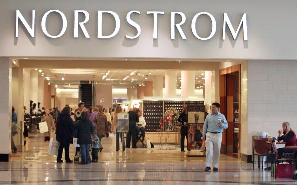 A Nordstrom entrance.