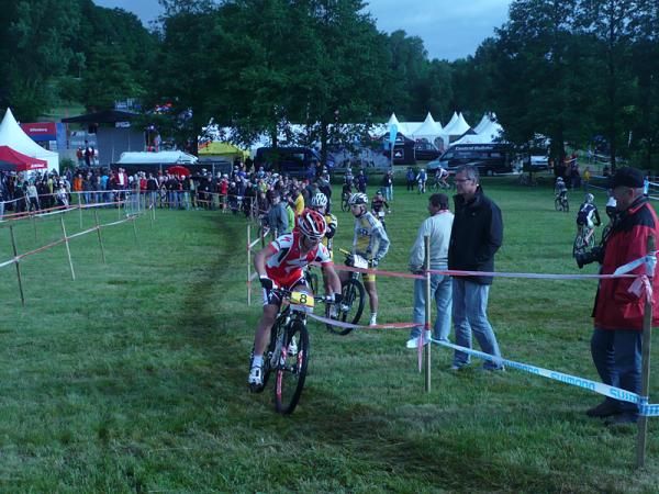 Burry Stander (Specialized) on the eliminator course