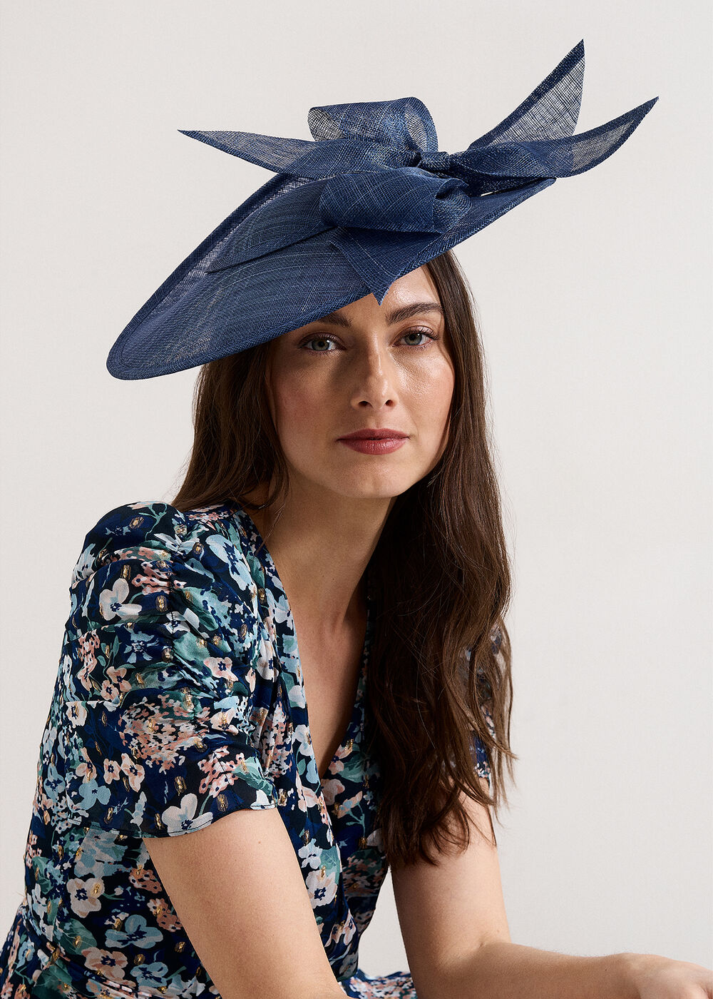 Double Bow Disc Fascinator