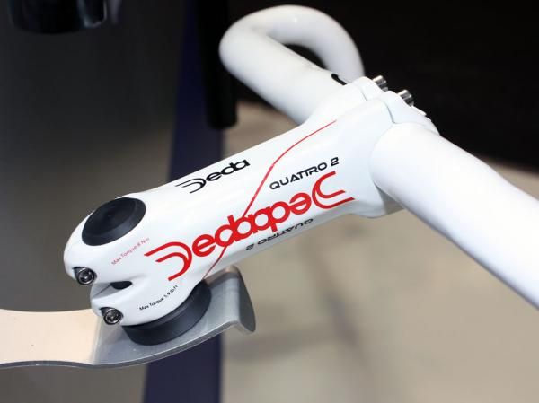 Deda's new Quattro 2 forged aluminum stem sticks with a 31.7mm diameter and boasts a claimed weight of 166g (110mm).