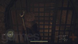 Dragon's Dogma 2 caged magistrate waldhar behind bars in gaol cell