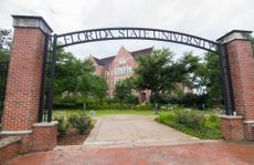 The entrance to Florida State University