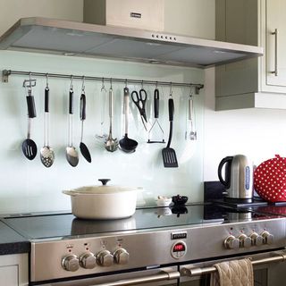 kitchen with range cooker and induction hob