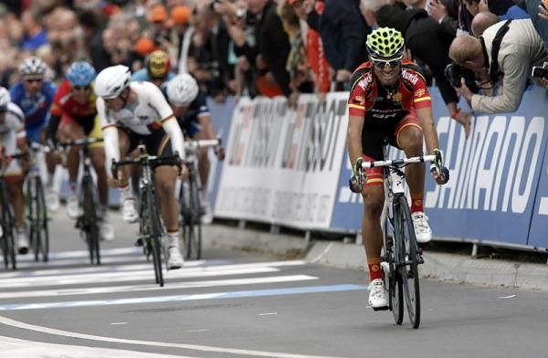 Alejandro Valverde (Spain) finished in third place.