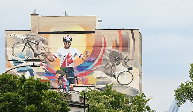 Michael Woods mural, Montreal, Canada