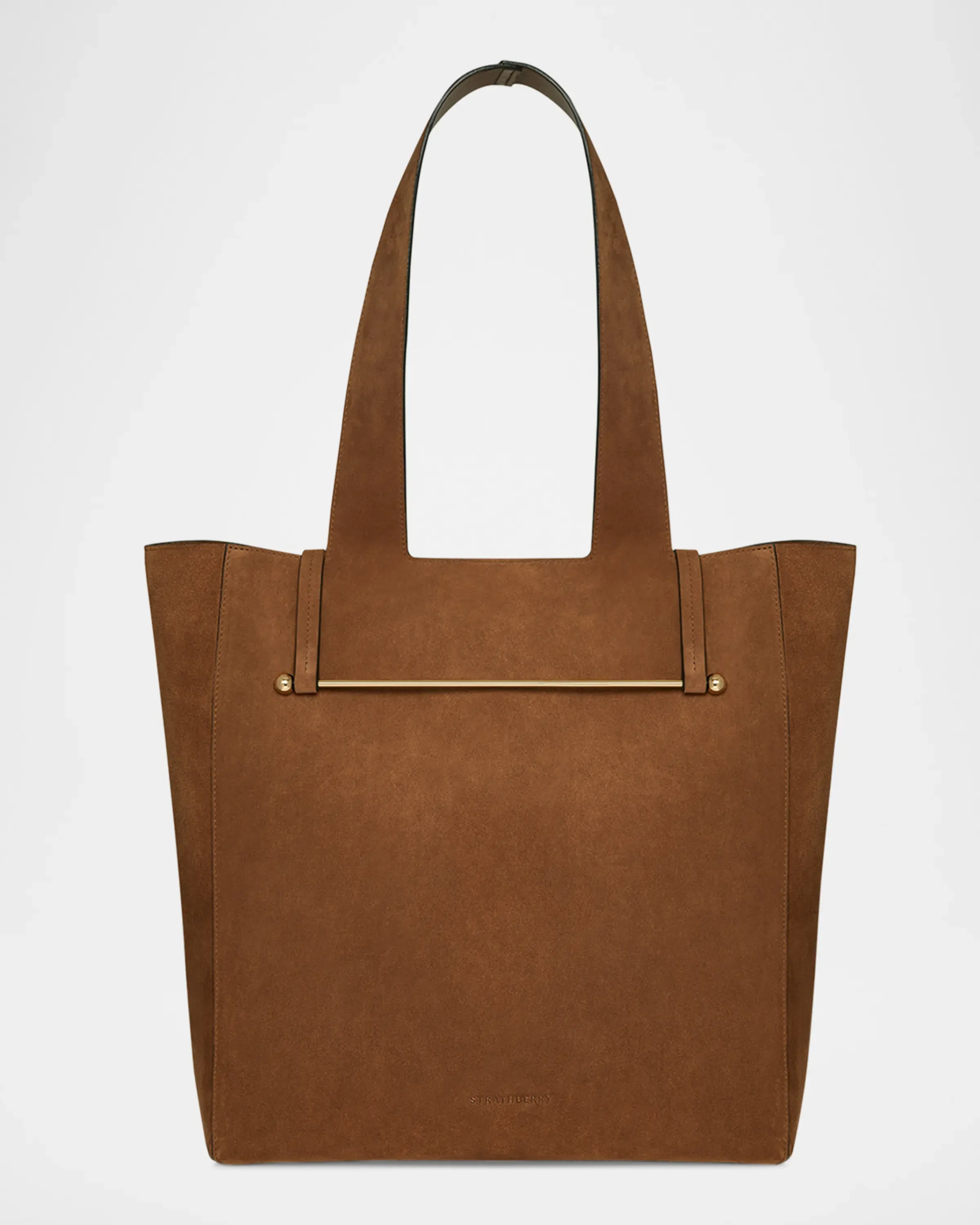 Strathberry, Melody Bar-Embellished Suede Tote Bag (Was $695)