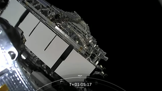 SpaceX's Starlink 17 mission deploys the first of its 60 Starlink internet satellites after a successful launch on March 4, 2021.
