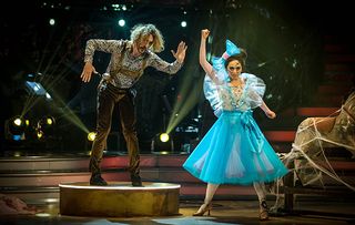Seann Walsh and partner Katya on Strictly Come Dancing in 2018.