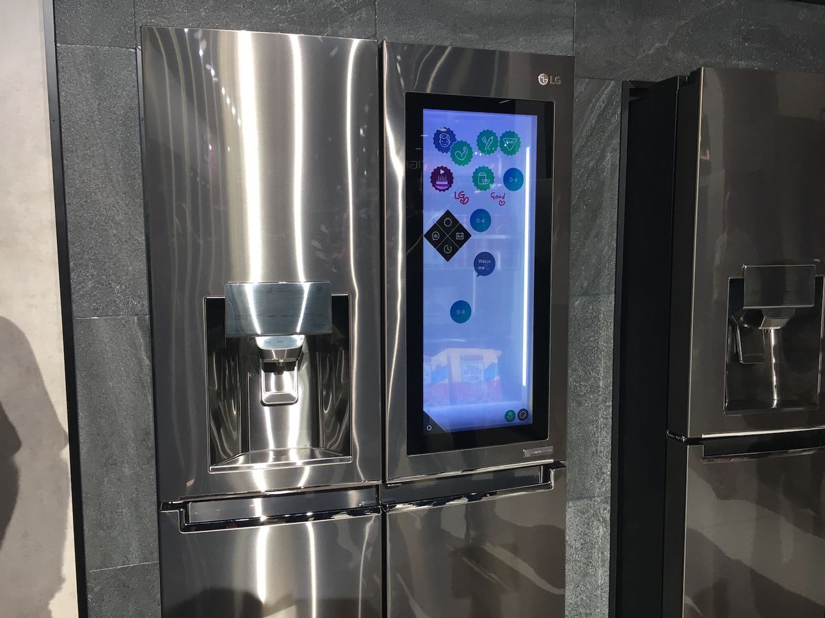 LG's Touchscreen Fridge Works With Alexa, Of Course Tom's Guide