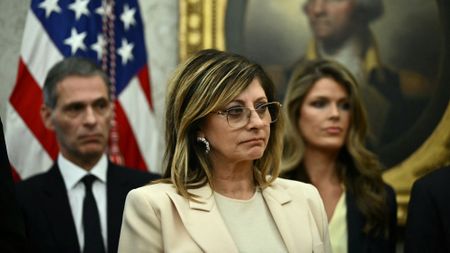 Fox News host Maria Bartiromo in the Oval Office