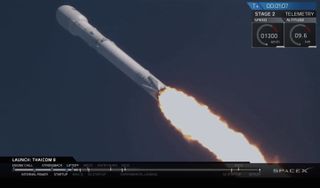Falcon 9 Heads for Space