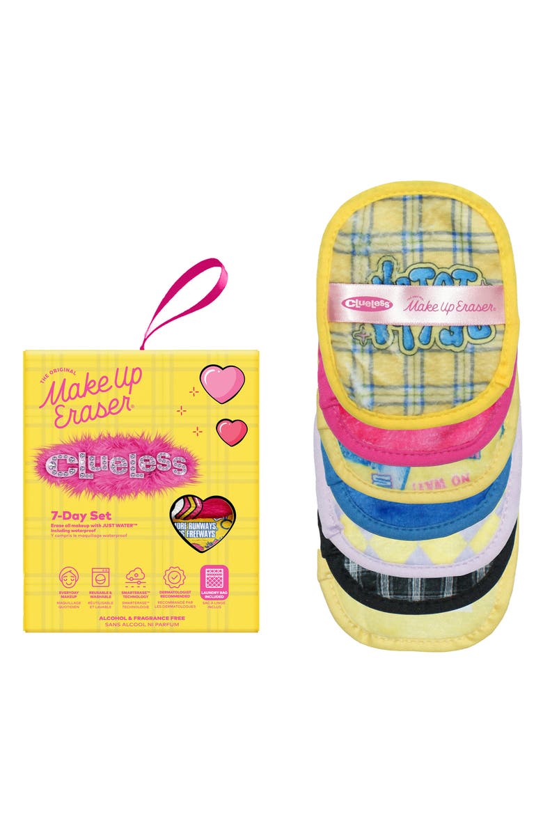 X Clueless 7-Day Makeup Eraser Set