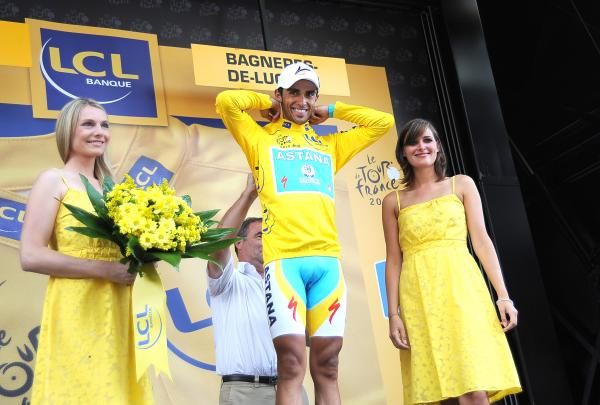 Alberto Contador (Astana) will be hard to dispossess