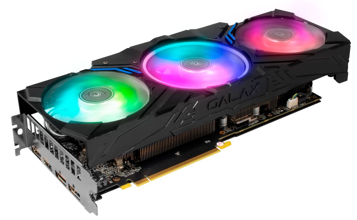 Galax's Work The Frames RTX Graphics Cards Wow With Celestial Backplate