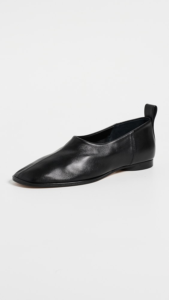 Glove Slip on Flats - Black