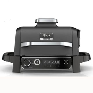 ninja woodfire grill on a white background